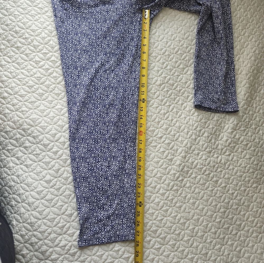 J.Mcmaghlin Blue Patterned Pants - image 3